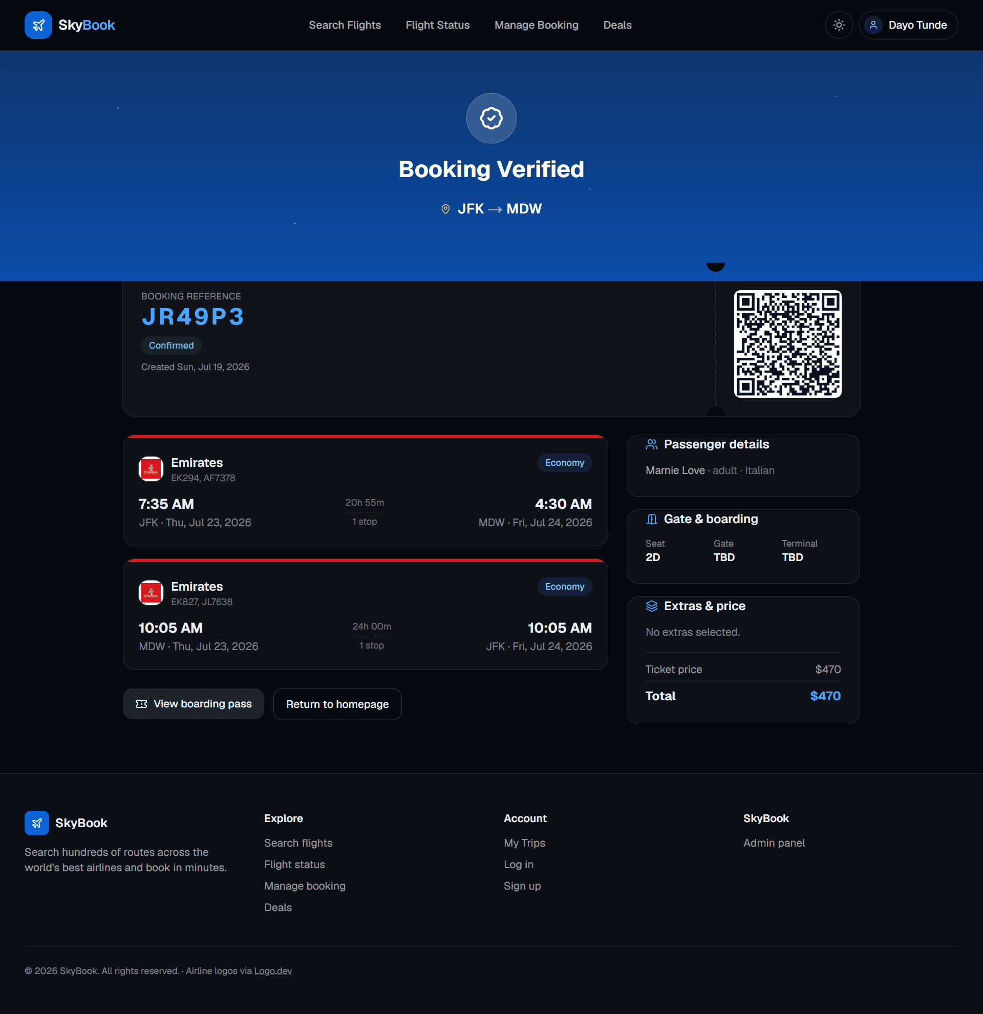 Booking-verified